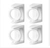 360° Rotatable Retractable Pole Fixator for Non-drilling Strong Adhesive Hooks Towel Rod Shower Curtain Rod Bracket