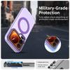 For iPhone 13 Pro Max Magnetic Case TPU + PC Clear Protective Phone Cover Compatible with MagSafe