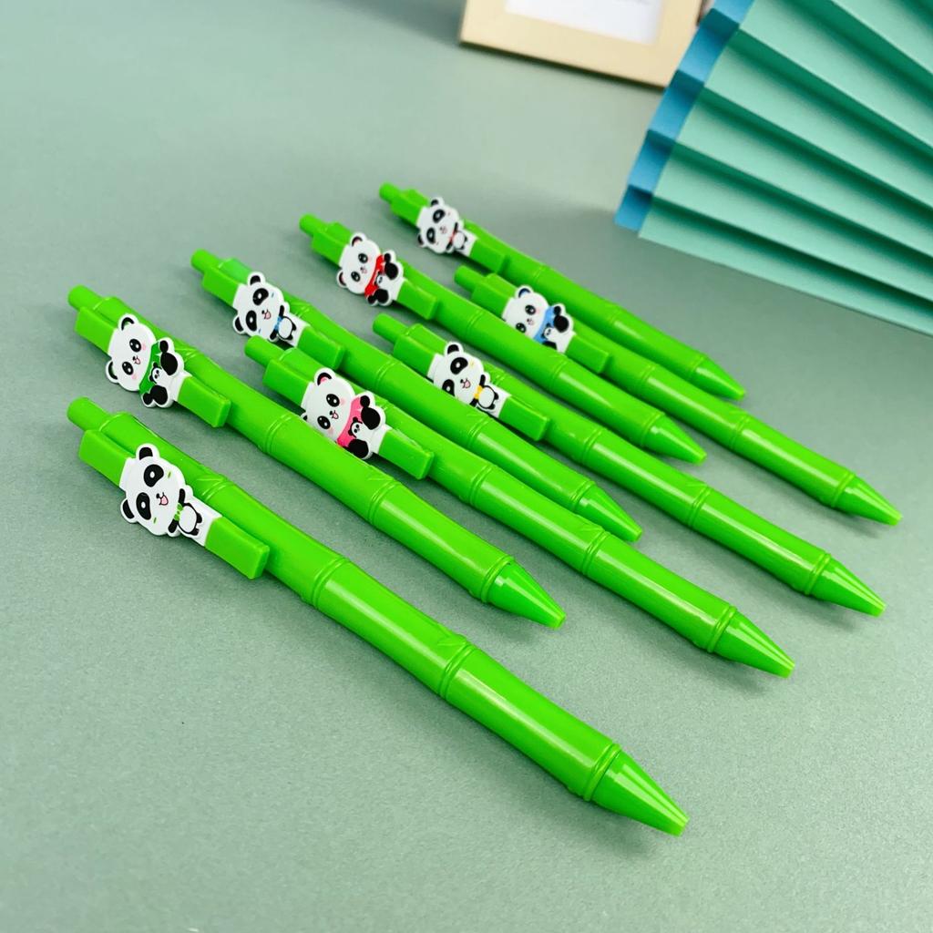50pcs Panda Neutral pen 0.5 mm Kawaii Writing ballpoint pen School Stationery Supplies Aesthetic Pretty Stationery