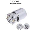 1 ks 550 28000 RPM Elektrický motor pro pilu 21V 14 zubů Ozubené Micro DC Motor Pro Mini Dobíjecí Ruční Pilu Řetězovou Pilu