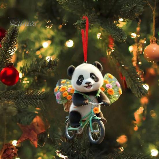 Jul akryl katter bil hänge med linne Söt katt dekoration ryggsäck nyckelring hängande prydnad för bil spegel