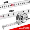 Tape Measure - 16 FT Stainless Steel Measuring Tape with Double-Sided Scale, Retractable Waterproof Tape Ruler, Adjustable Length Measuring Tape for
