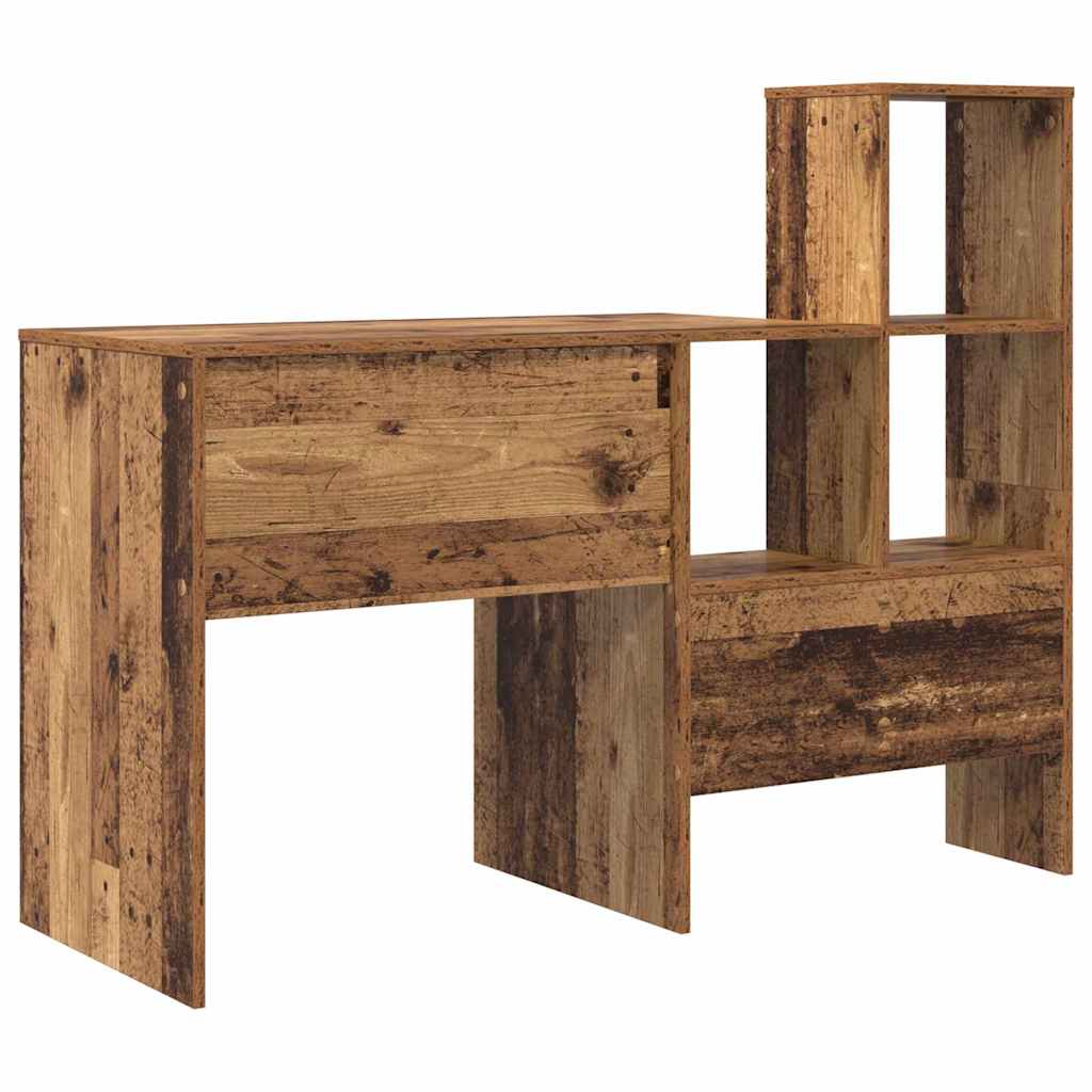Vintage Wood Desk 131.5 x 50 x 106.5 cm Engineered Wood