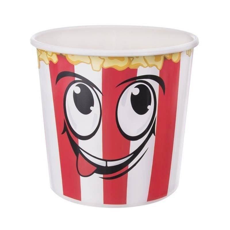 Pojemnik na Popcorn Przekąski Chipsy Pudełko Miska Kubełek Plastikowy 3,4L