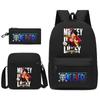 One Piece großer Studentenrucksack Dreiteiliges Set 7526