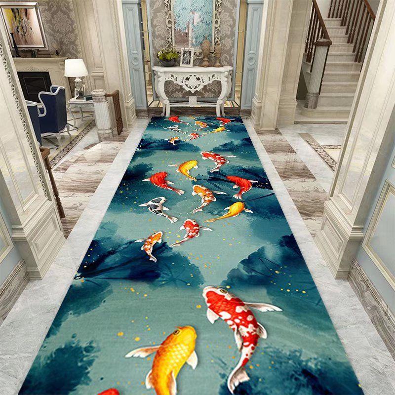 Corridor Hallway Rugs and Carpets 3D Waterfall Living Room Area Rug Kitchen Bedroom Rug Bath Mat Entrance Doormat