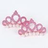 Pet Grooming Headdress Decoration Accessories Luxury Dog Cat Faux Pearl Crown Hair Clip