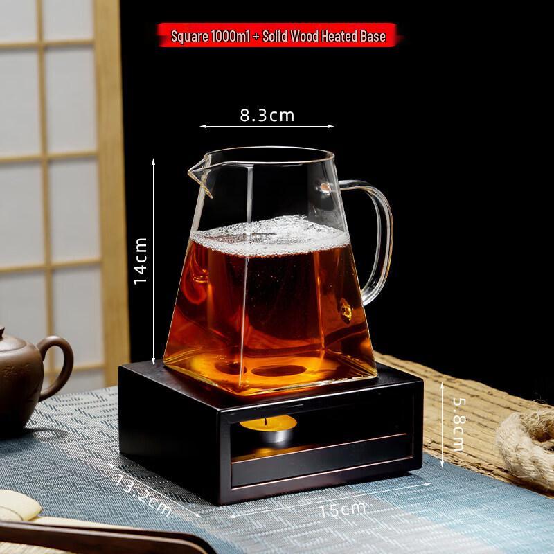 High Borosilicate Glass Hammered Gongfu Tea Sharing Pitcher