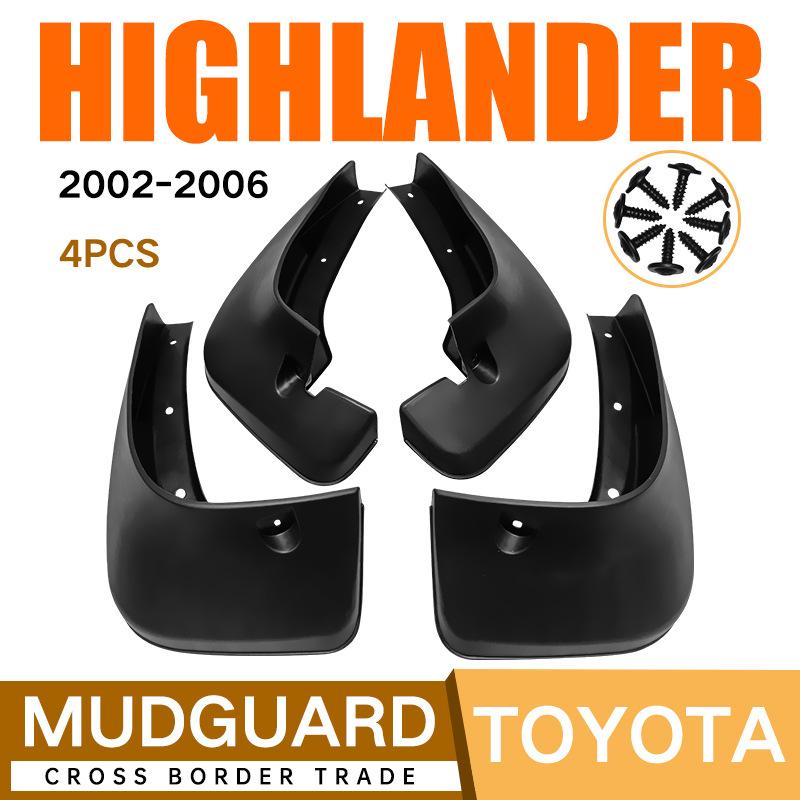 Брызговики Для Toyota Highlander 2002-2006 MudFlaps Передние Задние Крыло Автомобиля 02-06