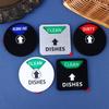 Sign Dishwasher Clean Magnet Dirty Indicator Washer Dish Kitchen Stickers Necessities Cleaning Dishes Machine