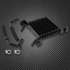 Motorcycle Black Oil Cooling Device Cooler Radiator Aluminum For  Indian Vintage Dark Horse Springfield 2021 Chief Classic 16-18