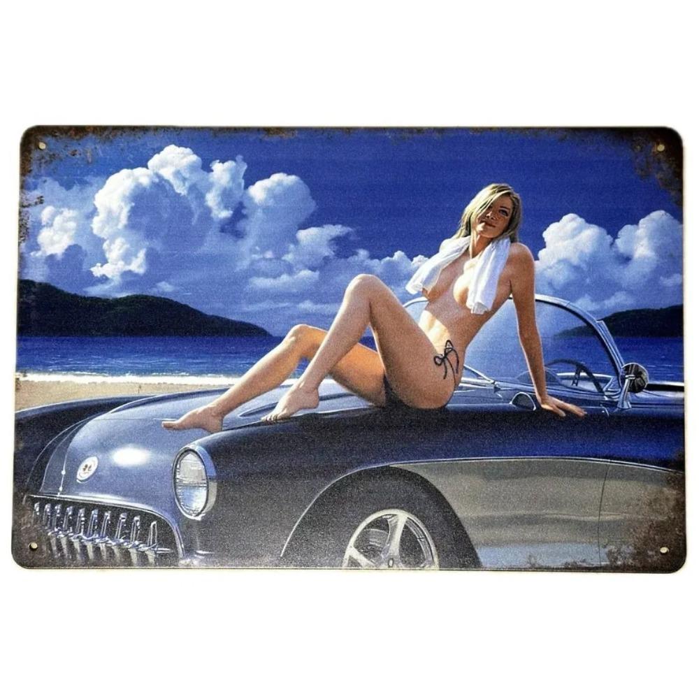 Vintage Metal Sign Bar Garage Man Cave Wall Decor 20x30cm