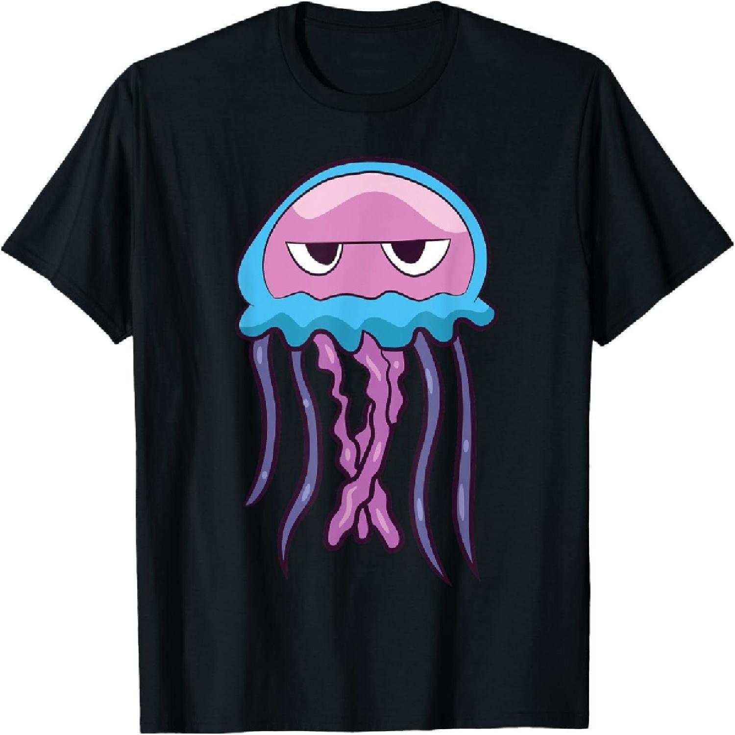 Cute Jellyfish Ocean Love Aquarium Jellyfish T-Shirt S