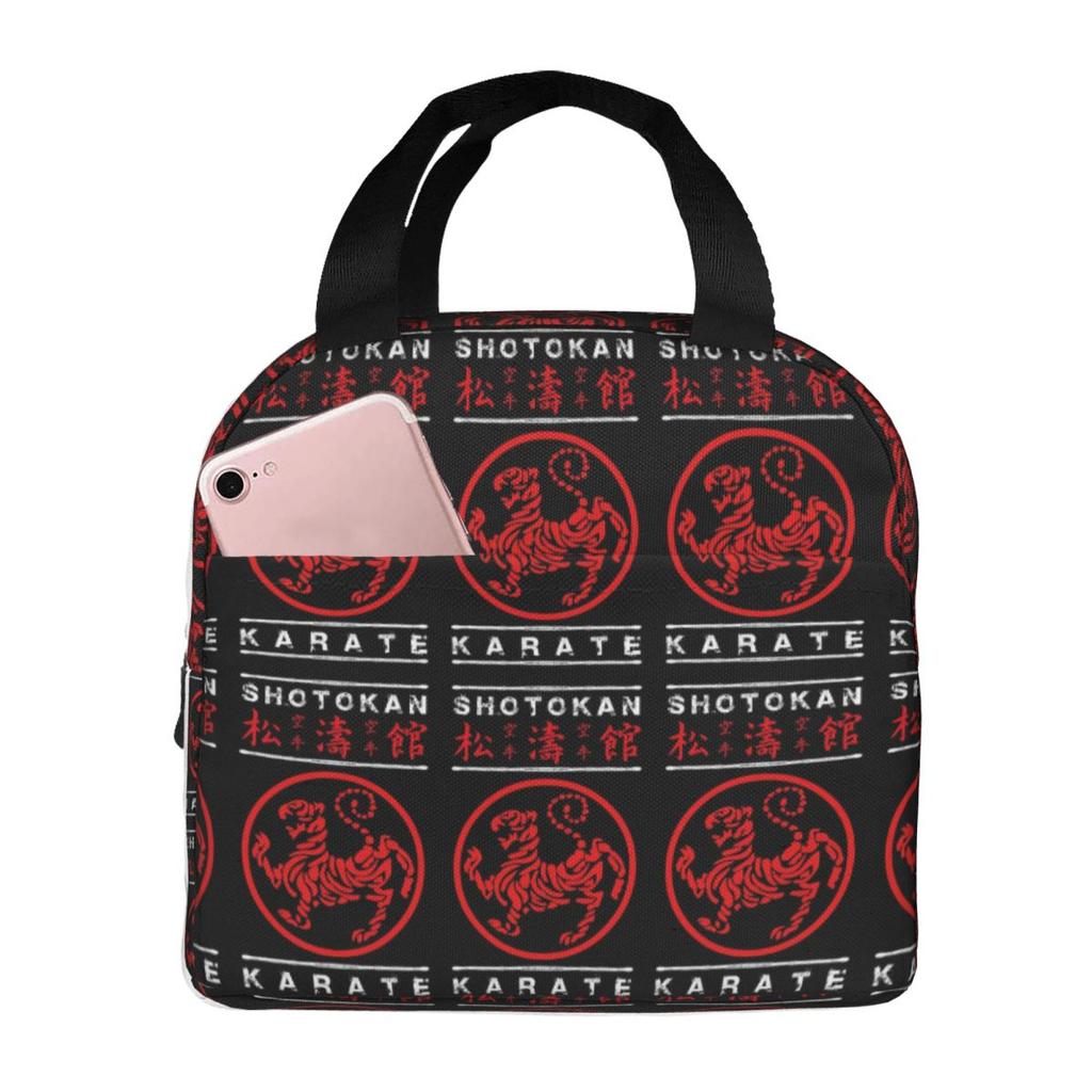 Shotokan Karate Spirit Insulated Lunch Bag for Kids School Cooler Thermal Food Box Tote Portable Lunch Boxes Container