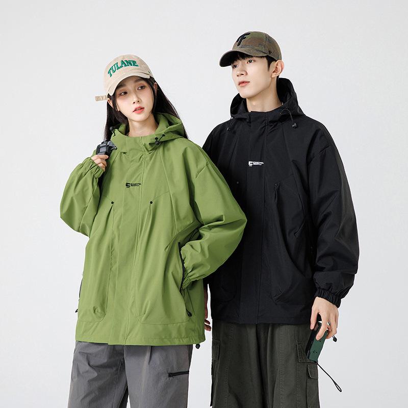 Couple Three-proof Jacket Men's Spring and Autumn Jacket Men's Thin Coat Women's Waterproof Windbreaker Outdoor