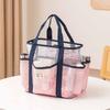 Handbag Clothes Storage Bag Fresh Color Hanging Shower Organizer Mesh Toiletry Bag  Cosmetic Bag