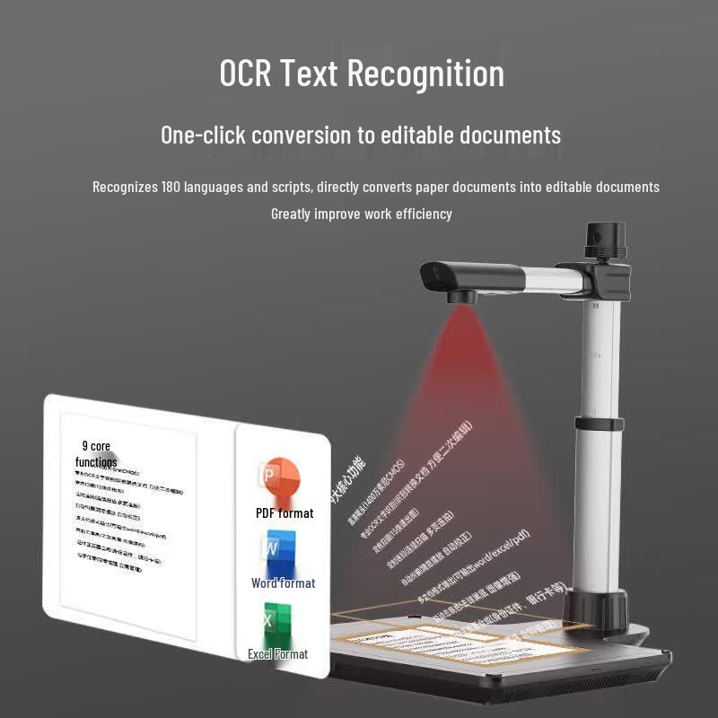 Eloam S920A3R Document Camera Scanner with ID Card Reader CN Plug (adapter Included)