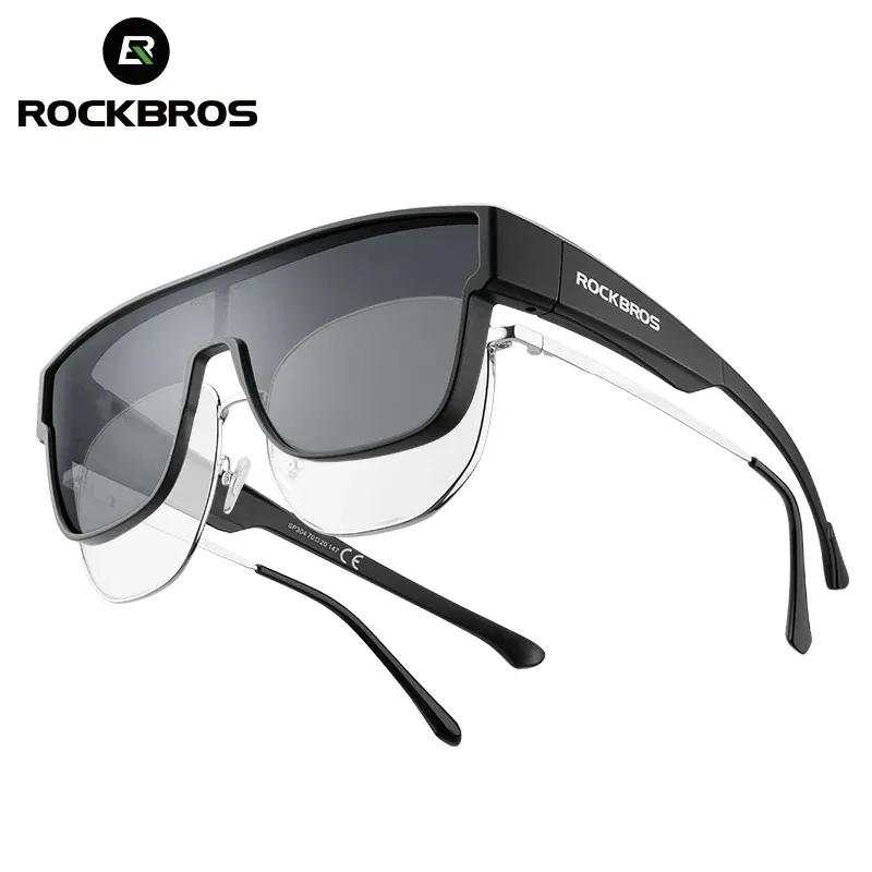 ROCKBROS Polarisierte Brille UV400 Schutz Sonnenbrille zum Fahren Angeln Wandern Brillen Fahrrad Radsport Brille