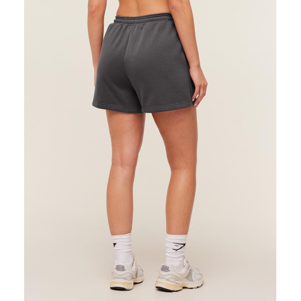 Gymshark Cosy Luxe Shorts Onyx Grey B6b3o Gb7n