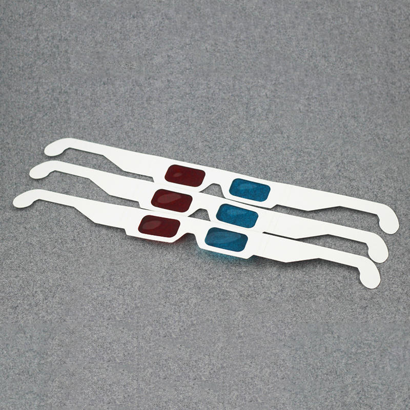 Red Blue 3D Glasses Cardboard Paper Glasses For Dimensional Anaglyph TV Movie DVD Game Various Viewing Demand 3D Movie Glasses