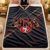 Flannel BlanketSan Francisco 49ers Warm Soft Throw Blanket for Indoor Sofa Bed Living Room Use