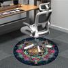 1PC Mandala Artwork Chair Carpet for Office Non-Slip, Lightweight, Machine Washable Rug for Office, Sleeping, Room - Holiday DecorPolyester,