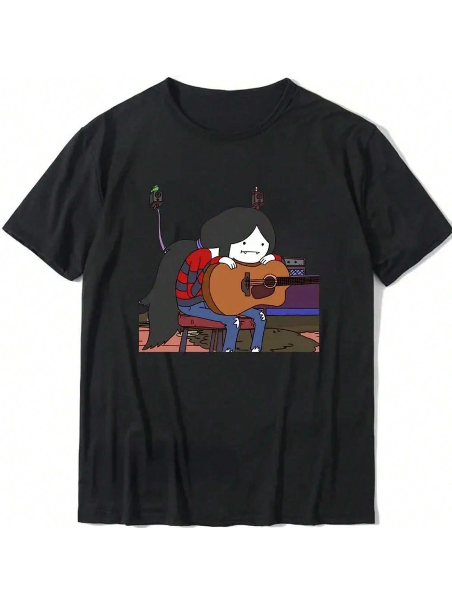 

Время приключений Аниме Футболка Марселин Королева вампиров Живая в Конфетной таверне Короткий рукав Забавный дизайн Эстетика Мужская футболка Tumblr XXXXXL