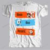 T-shirt men O-neck THE GOOD THE BAD THE POTATO T SHIRT Men Game Portal 2 T-shirt Women Short Sleeve Letter Striped Tees Clothes