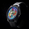 Graffiti Art Dial Men's Watch Hip Hop Street Style Quartz Movement Available