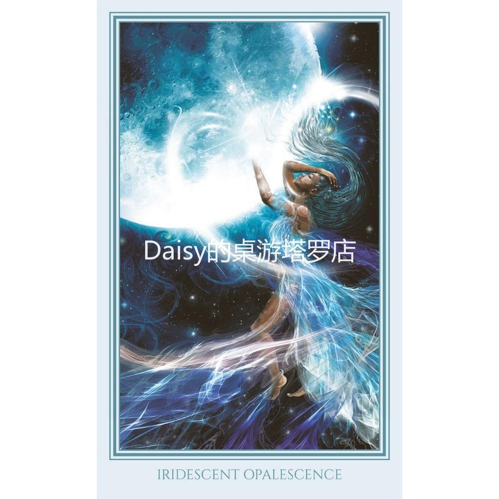 10,4 cm X 7,3 cm Luminous Humanness Oracle Deck Joc de cărți Oracle cu 44 de cărți