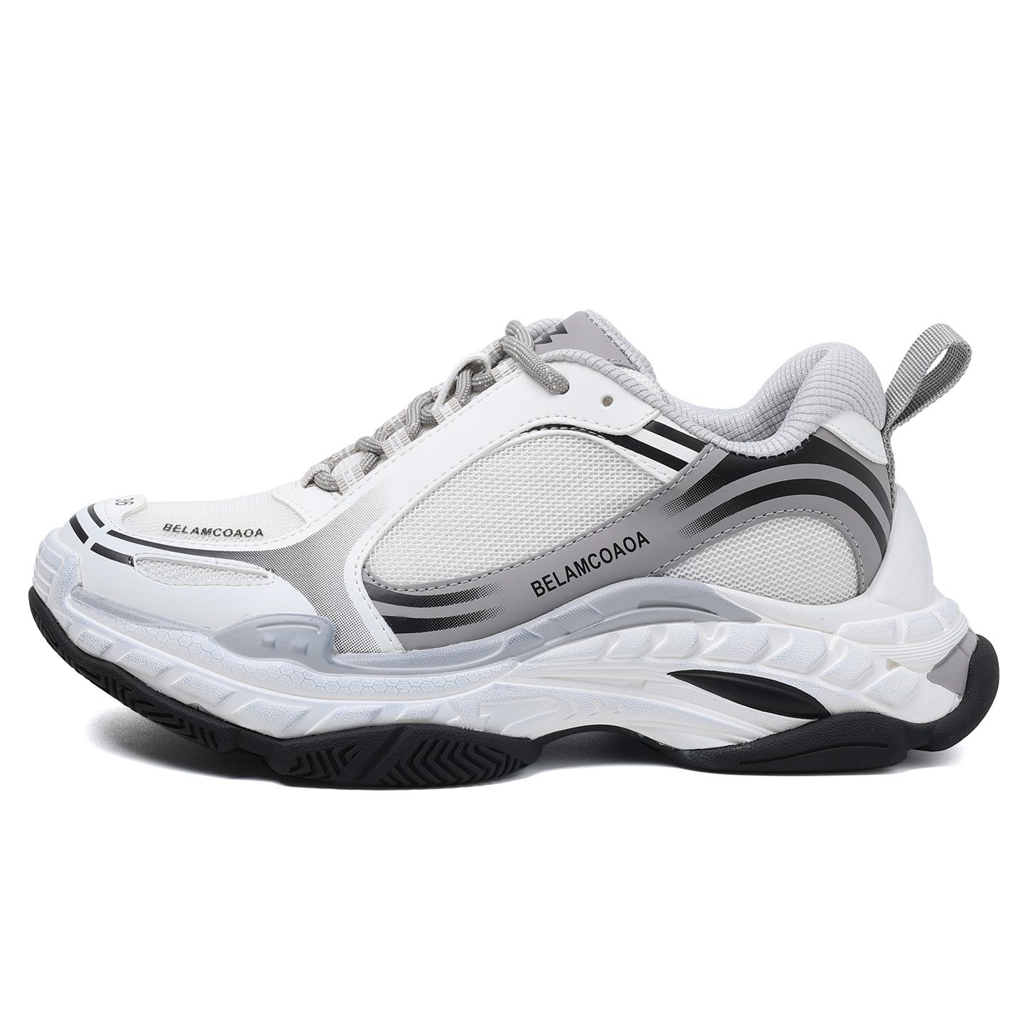 

Old non-slip shock-absorbing casual shoes, new running outdoor mesh thick-soled dad 35