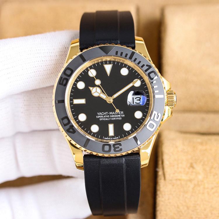 

Laojia Yacht Series Мужские автоматические светящиеся часы из нержавеющей стали чёрный/золотой