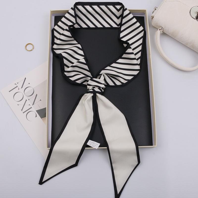 Versatile Imitation Silk Scarf: Long Ribbon, Bag Accent, Fashion Waistband