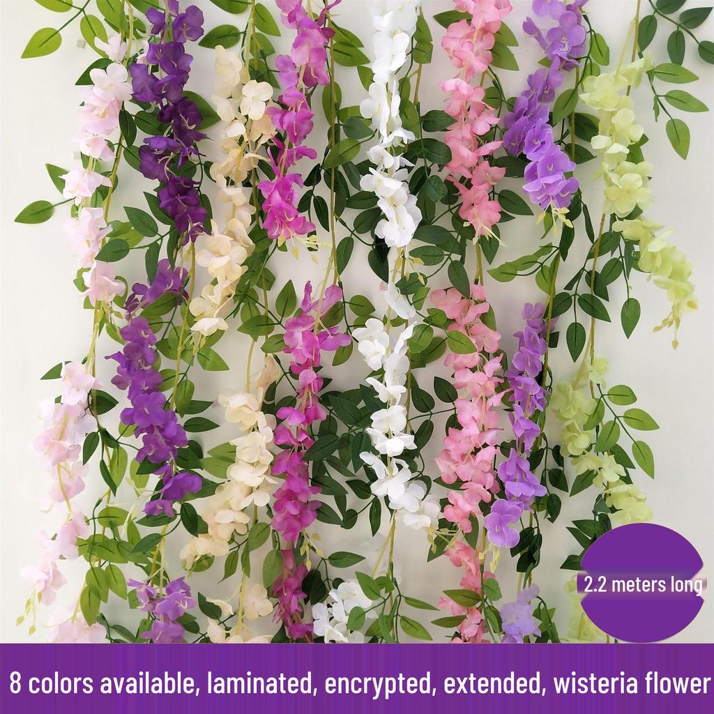 Wisteria Artificial Flower Vine for Decoration