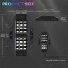 4 Pods RGB LED Neon Rock Light Underbody Bluetooth APP for Jeep Wrangler JKU JK