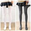 Plus-Size Fleece-Lined Non-Slip Thigh-High Socks for Women - Extra Thick, Over-the-Knee, Ideal for Autumn/Winter