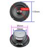 GHXAMP Closed 4 Inch 115MM Midrange Speaker Pure Mid Speaker 3-way Alto Voice Horn Classical Vocal String Music 8ohm 30W 2pcs