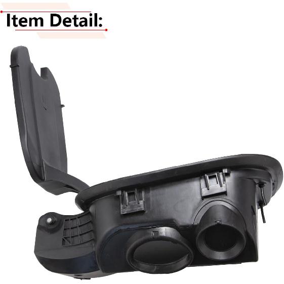 RLB-HILON Metal Pin Type Gas Fuel Door Tank Filler Pipe Housing Compatible With Chevy Silverado 1500 Crew Cab 5.8 Ft Bed      2024 Year