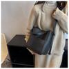 Soft Leather Bucket Bag Handbag Women'S High-End Feeling Shoulder Oblique Span Bag Large Capacity Commuter Tote Bag Underarm Bag