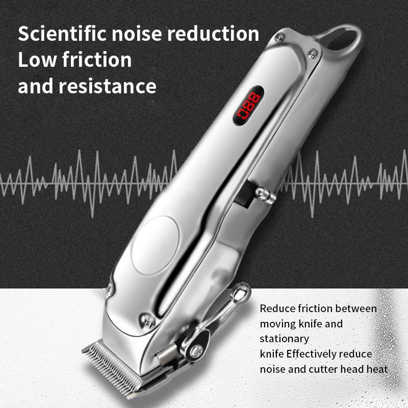 Best-Selling Universal Electric Hair Clipper with Adjustable Digital Display and Oil Head Carving Function