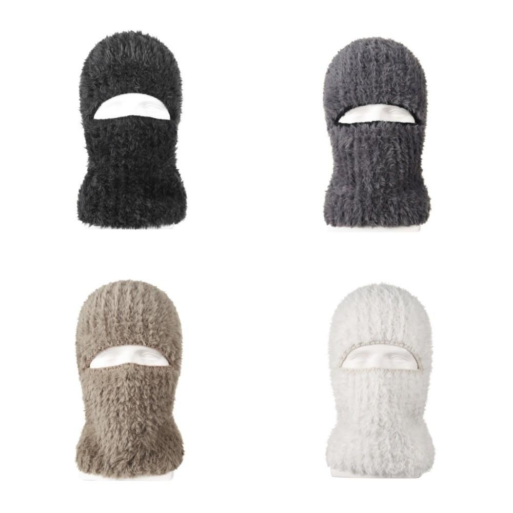 Neck Warmer Full Face Pullover Cap Thickened Ski Knitted Mask Casual Winter Balaclavas Cap Outdoor