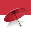Straight handle children's umbrella windproof enlarged rainbow umbrella brush umbrella 16 bone long handle automatic straight rod umbrella