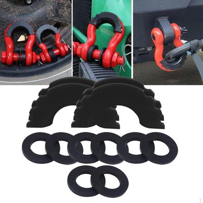 3/4 Inch D Ring Shackle Isolator with Washers for Trailer Use