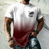 Men's Basic Hawaiian Style Short Sleeve T Shirt UPF50 Plus Sun Protection Breathable Loose Fit Summer Outdoor Casual Top