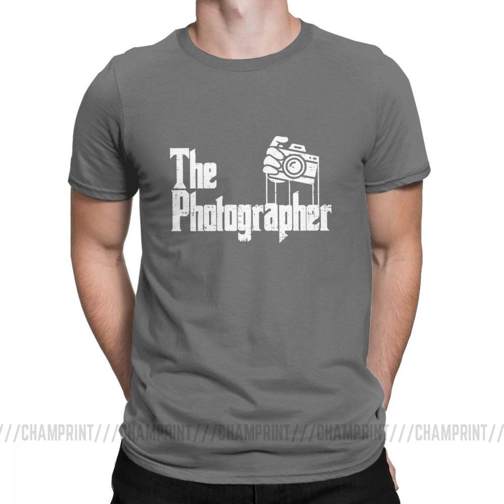 The Photographer T Shirt Men S 100 Cotton Hipster T Shirt O Neck The Godfather Tees