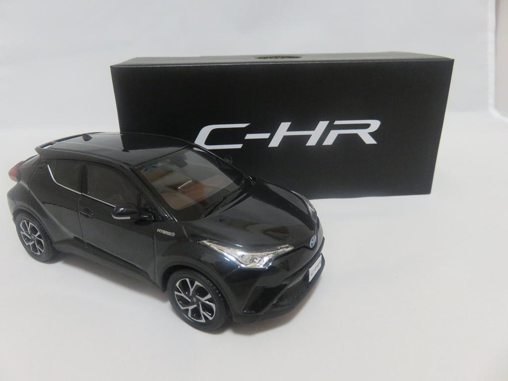 Toyota Official Diecast Car Color Sample Black Mica 209 1/30 C-HR