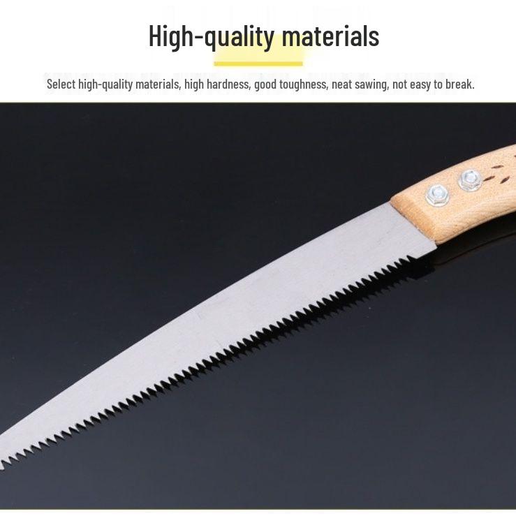 Fine Tooth Garden Pruning Saw - Handheld Woodworking & Fruit Tree Tool