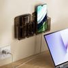 Mobile Phone Wall Holder Universal Cellphone Charge Storage Box Organizer TV Remote Control Hanging Stand Bracket Charging Dock