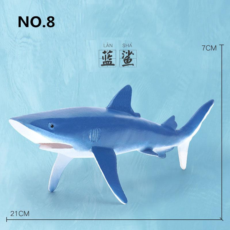 12 Styles Simulated Marine Sea Life Whale Shark Model Ocean Animals Dolphin Creative Home Decor Toys For Children Christmas Gift
