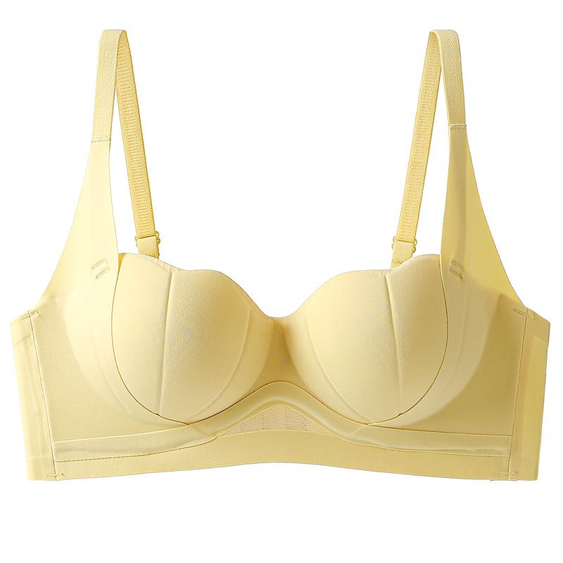 

Беспроводной утолщенный бюстгальтер-ракушка пуш-ап – Дизайн против провисания для более пышного вида 36/80B